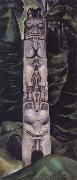 Emily Carr Totem and Forest oil painting picture wholesale